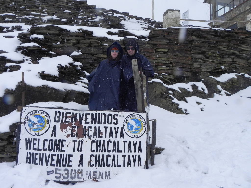 Chacaltaya com neve